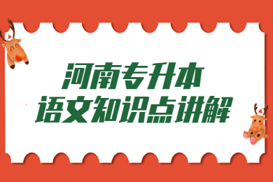 2023年河南專升本語文知識點講解
